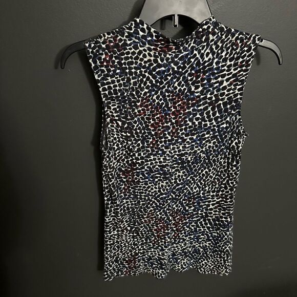 Cabi Sleeveless Bowie Animal Print Top Style#3242 Size Small - Picture 5 of 12